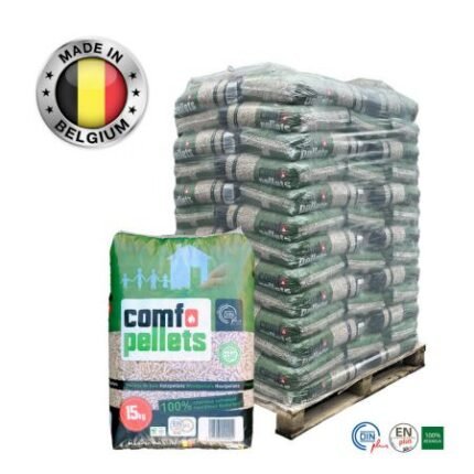 Palette Comfo pellets prix livré 65 sacs/Palette