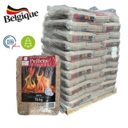 Pellets Excellent – Palette de 77 sacs de 15 kg, Prix livré
