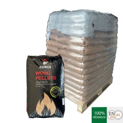 Pellets Forge Premium – Palette de 84 sacs de 15 kg